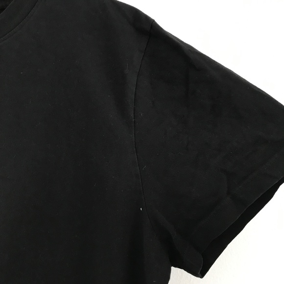 POOL HOUSE MENS T SHIRT BLACK SHORT SLEEVE CROPPED CREW NECK SMALL - Picture 8 of 12